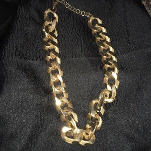 Gold tone necklace